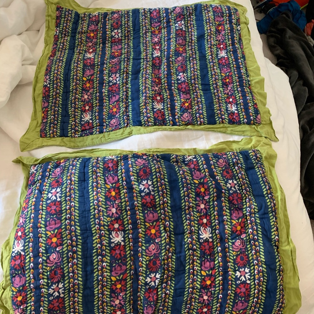 Anthropologie standard shams